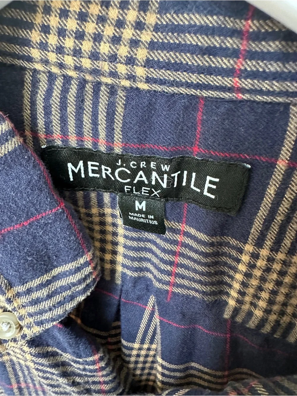 J. Crew lightweight plaid